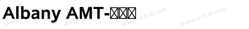 Albany AMT字体转换